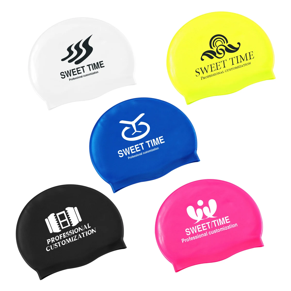 Latex Silicone Swim Cap 1