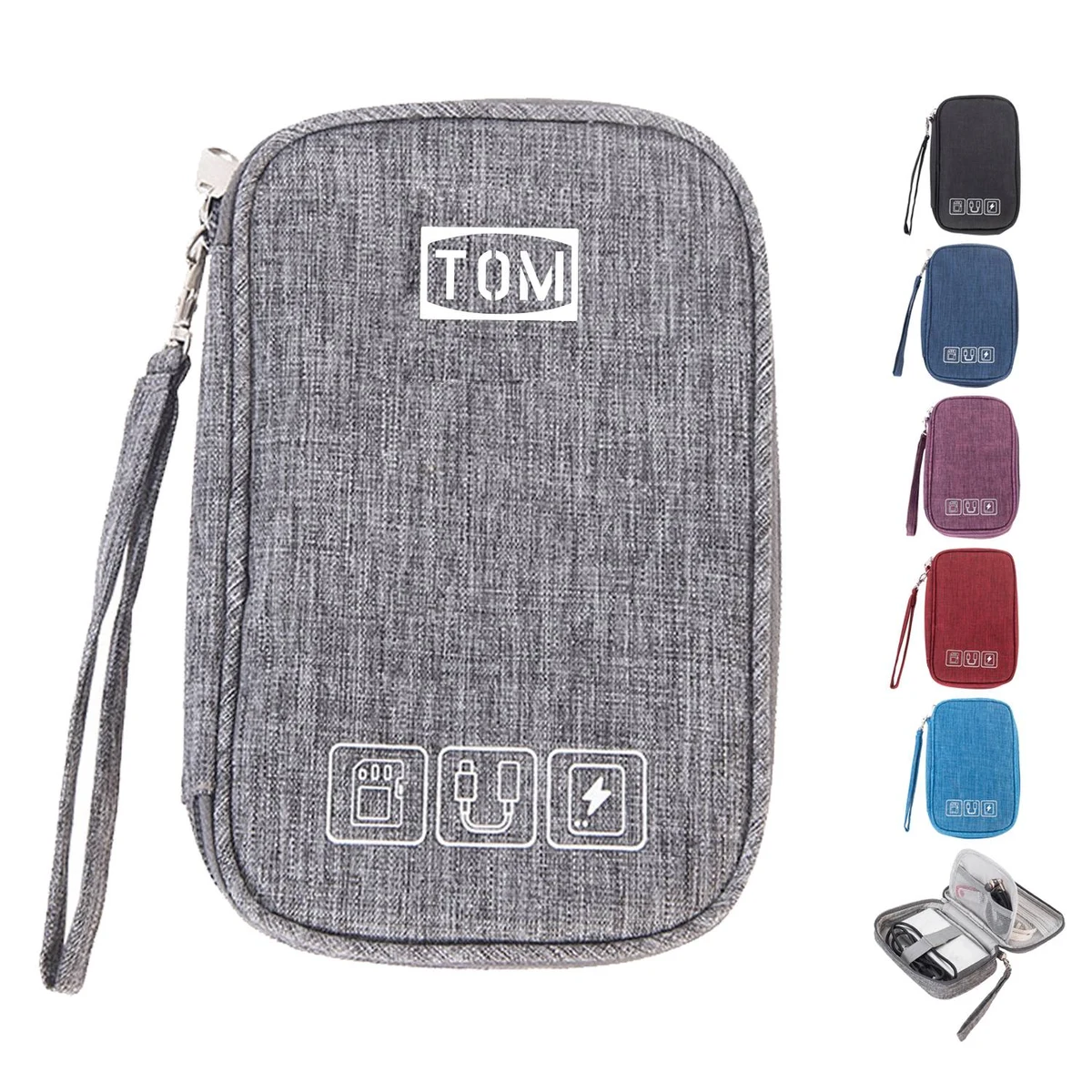 Portable Mini Multifunctional Data Cable Charger Digital Bag 1