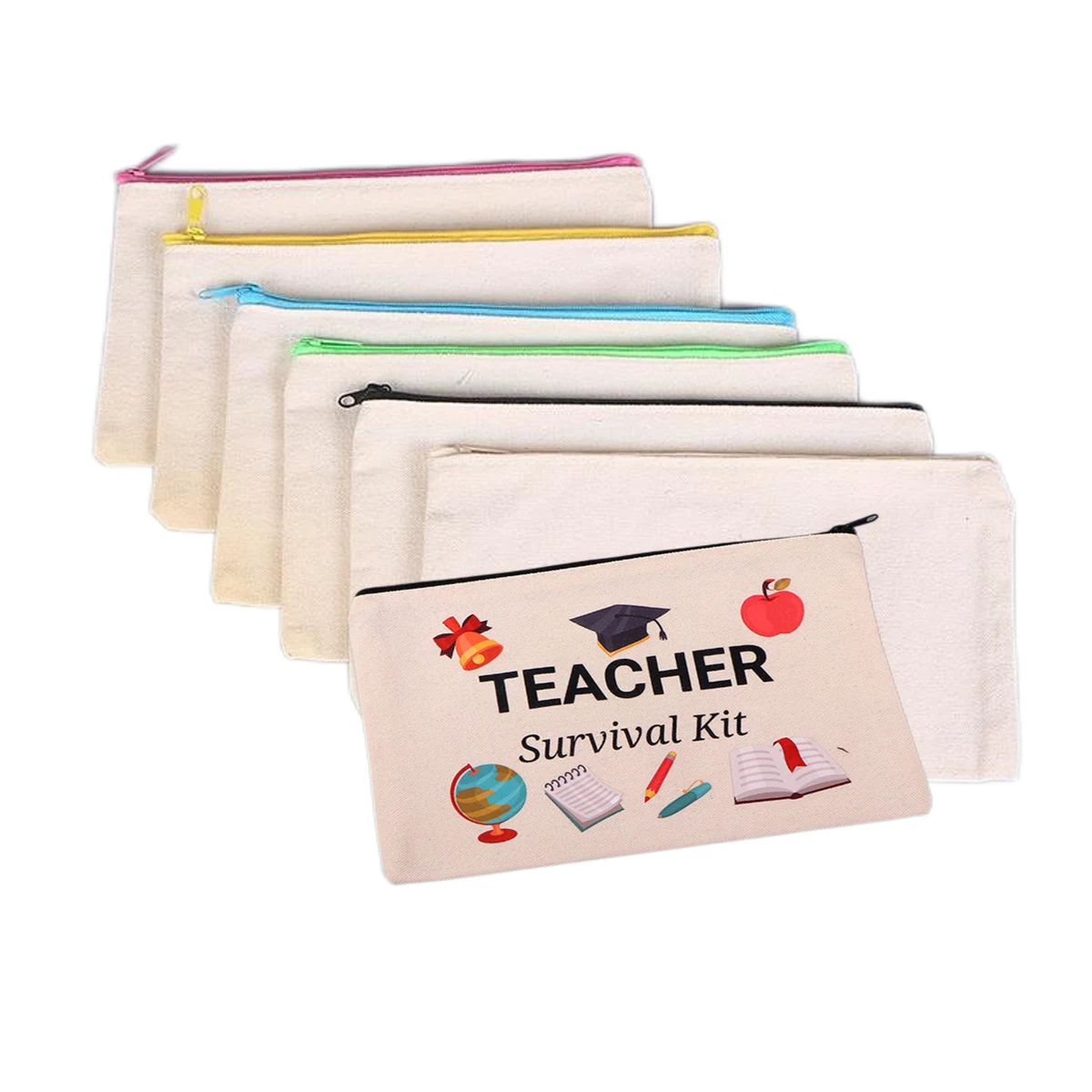 Canvas Pencil Pouch (Direct Import) 1