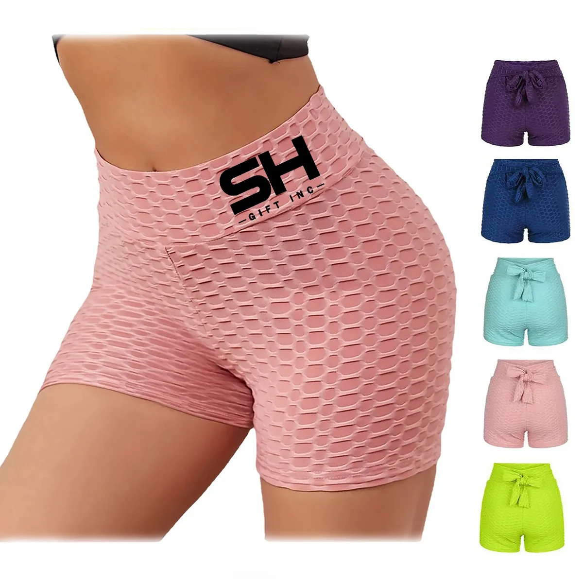 Women High Waisted Workout Shorts 1