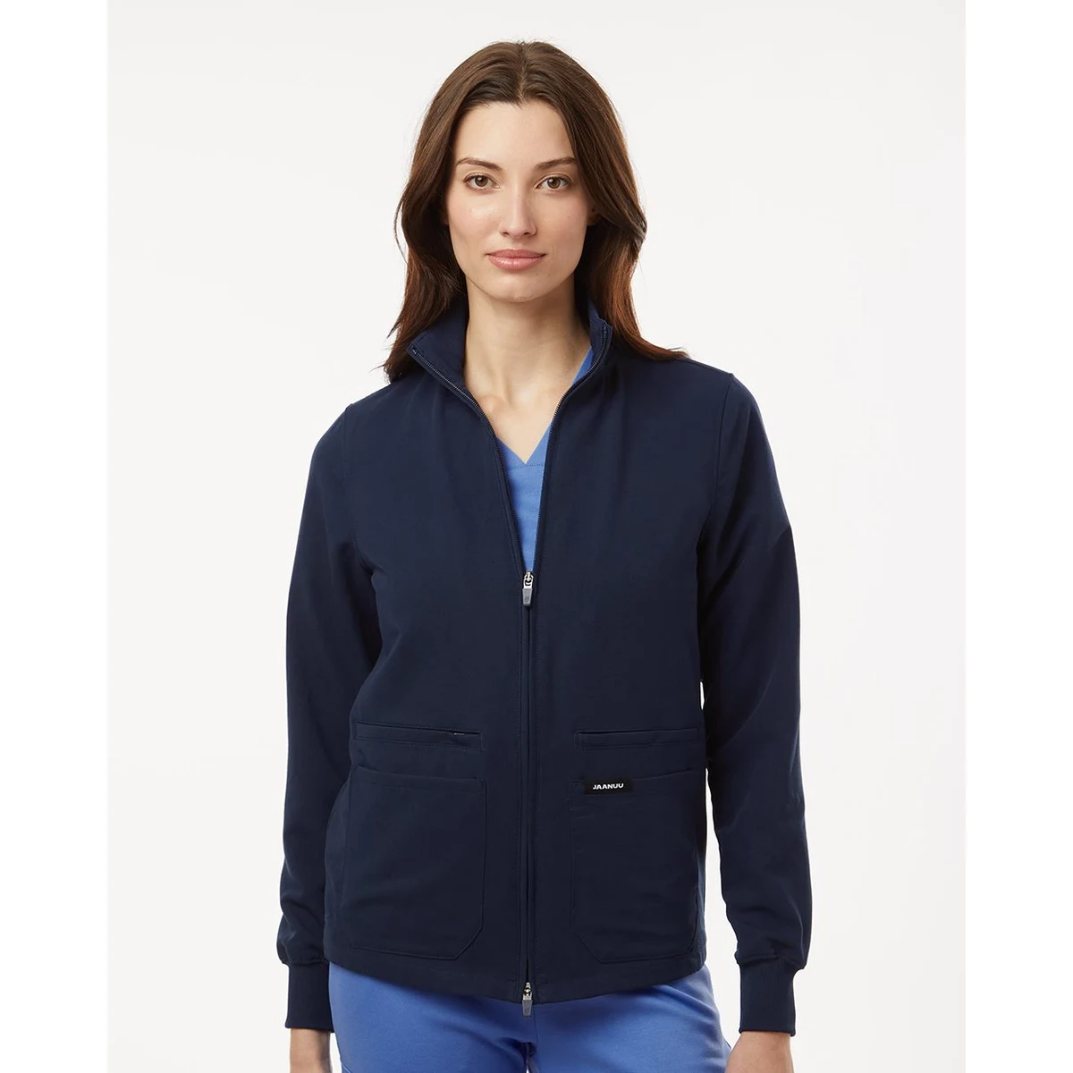 Women's Ceri Essential Full-Zip 6-Pocket Scrub Jacket - W60001 1