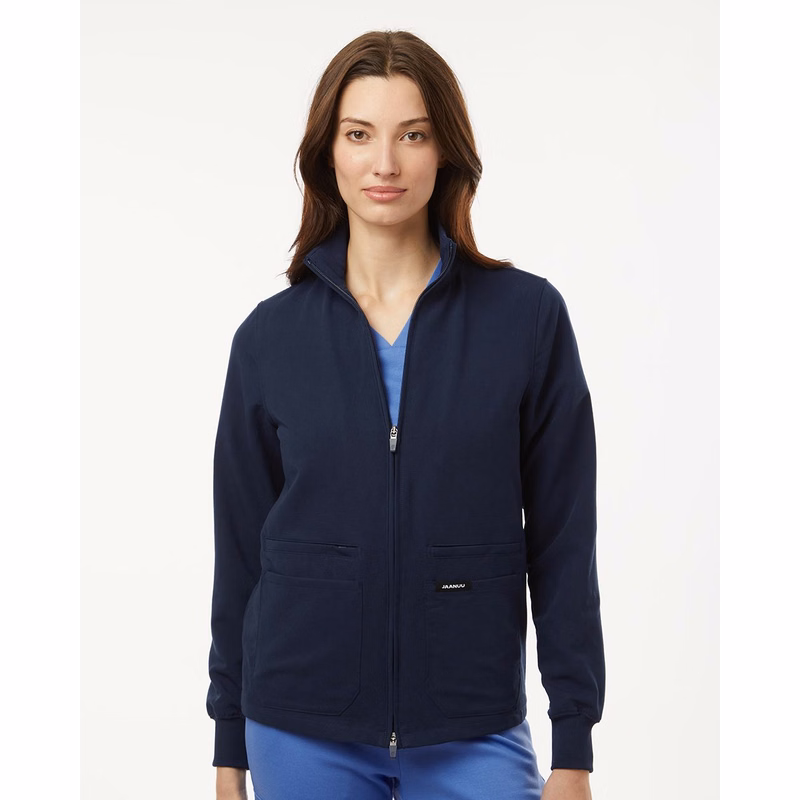 Women's Ceri Essential Full-Zip 6-Pocket Scrub Jacket - W60001