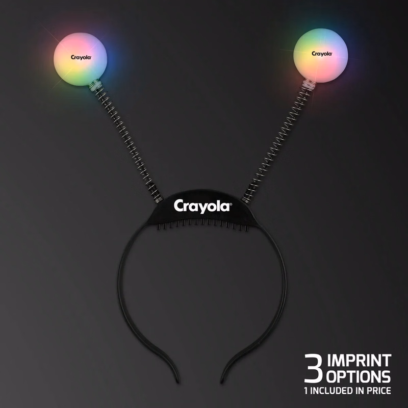 Light Up Bug Antenna Blinky Boppers Headband