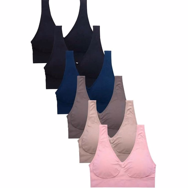 Women's Seamless U Back Sports Bras Assorted