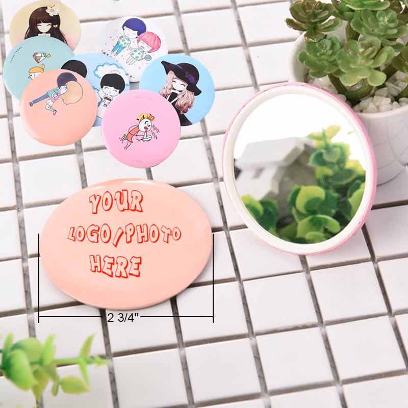 Round Pocket Makeup Mirror
