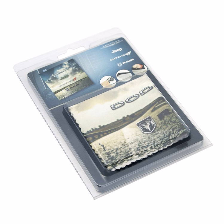 Ultra Opper Fiber Cloth In Clamshell Retail Packaging - Full Color