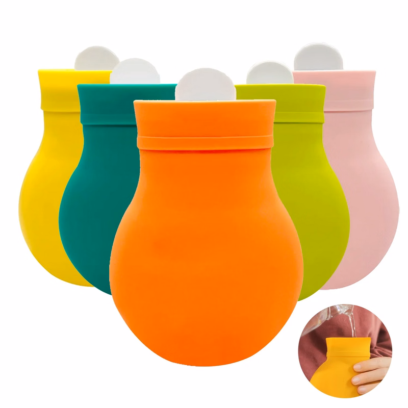 Silicone hot water bag