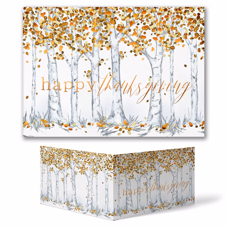 Fall Foliage Thanksgiving Card