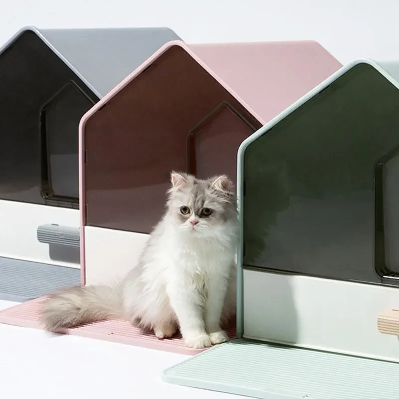 Large Enclosed Deodorizing Cat Litter Box with Drawer 1