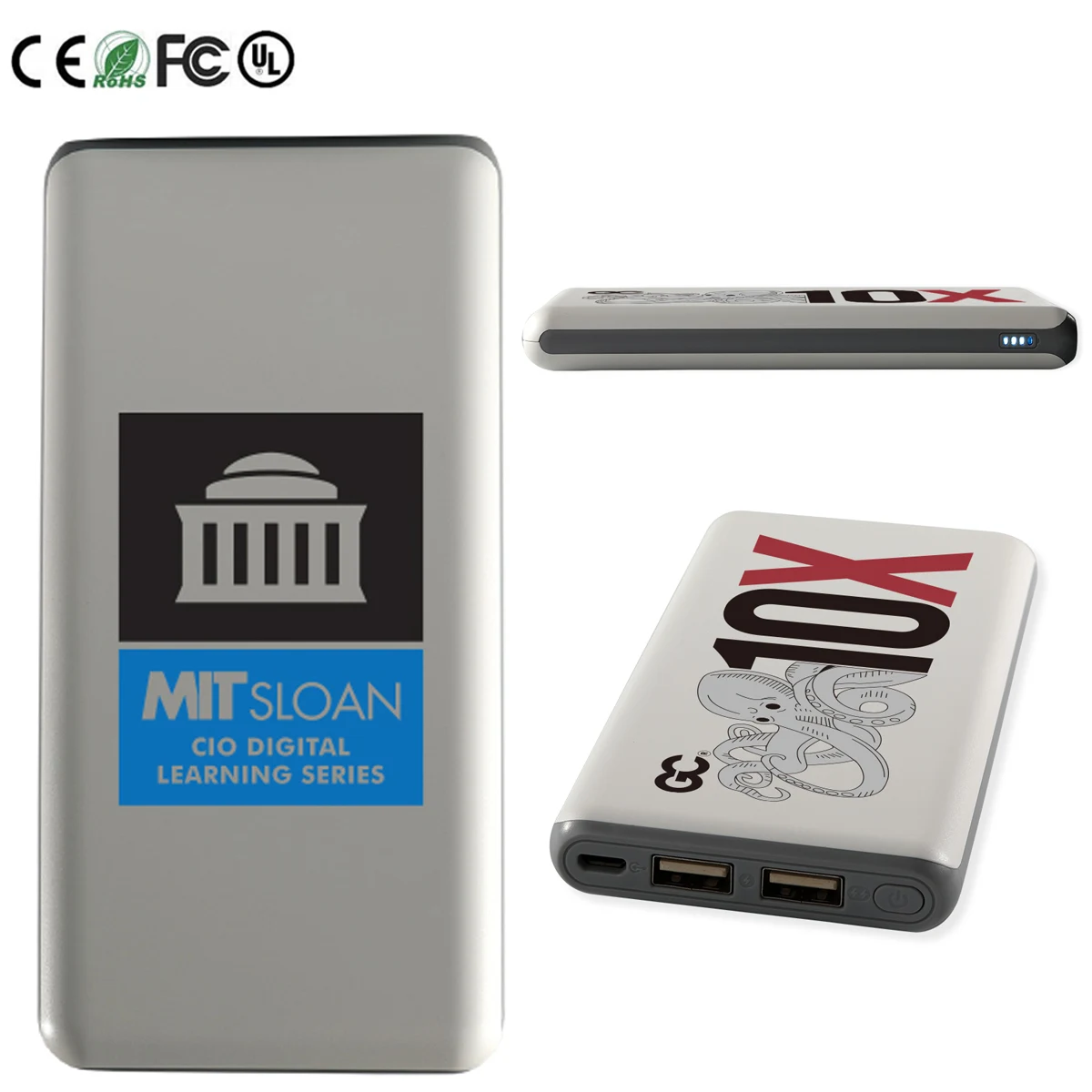 SlimCharge 10,000mAh Dual-Port Power Bank 1