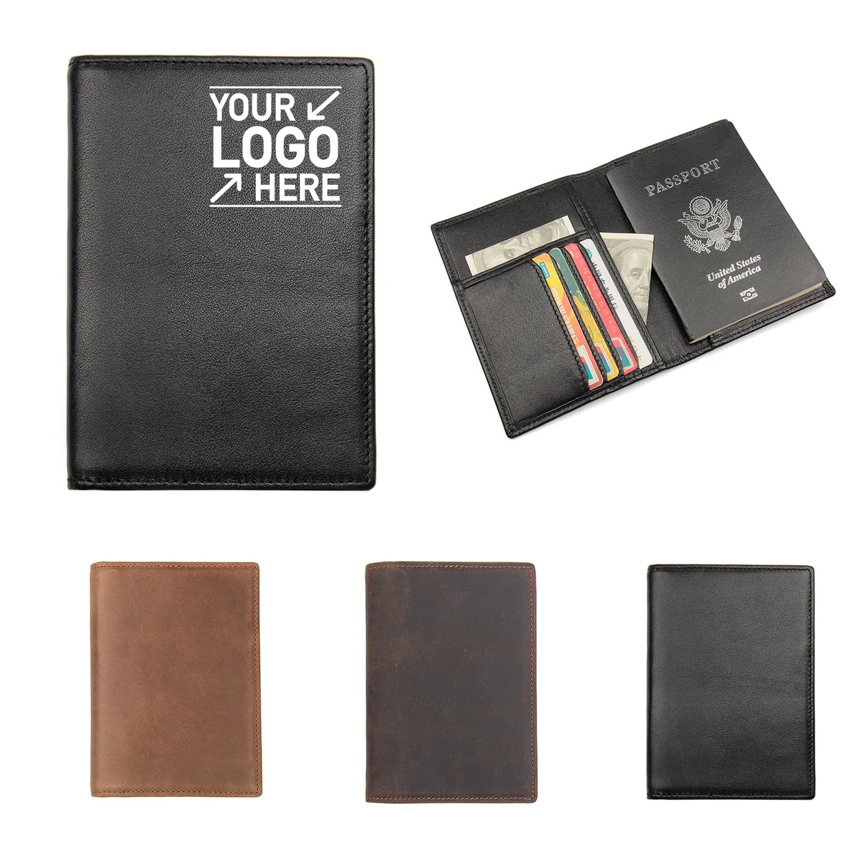 Slim RFID Blocking Leather Wallet 1