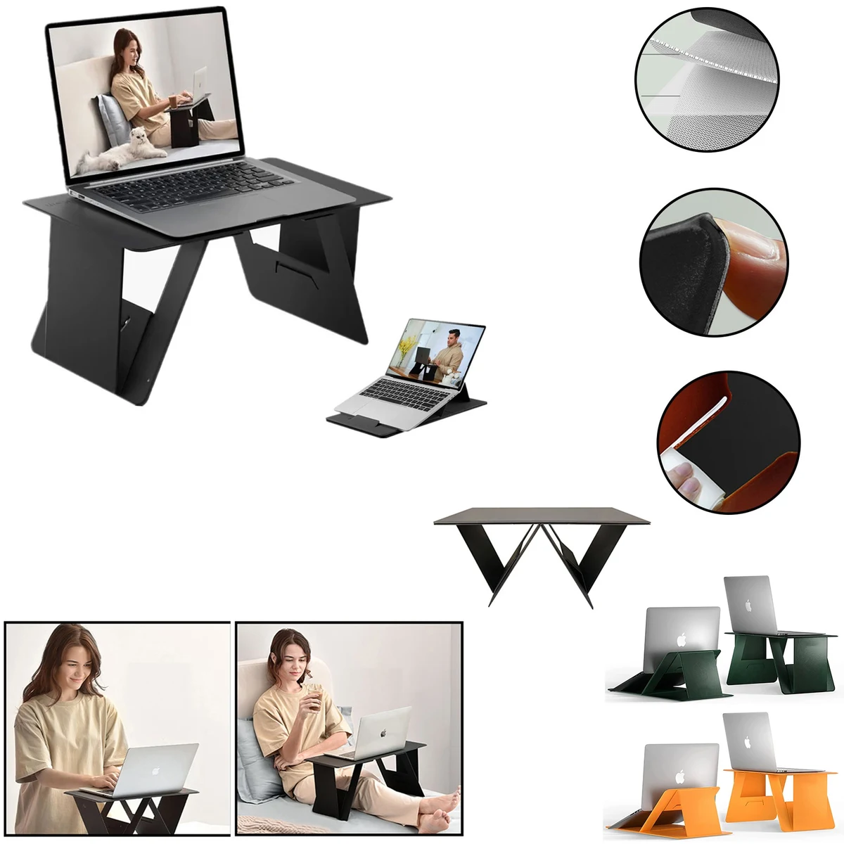 Foldable Computer Support Stand Table 1