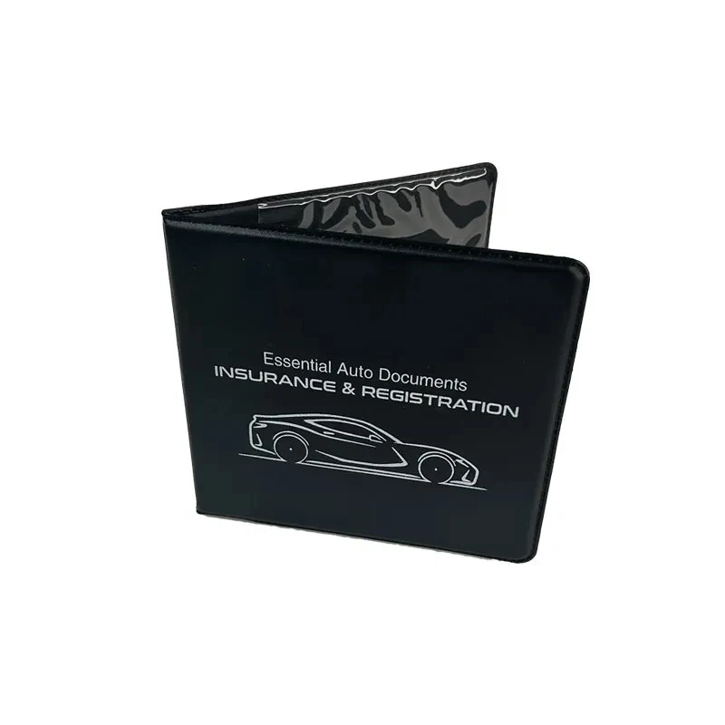 Custom Auto Registration & Insurance Vinyl PVC Card Holder 1
