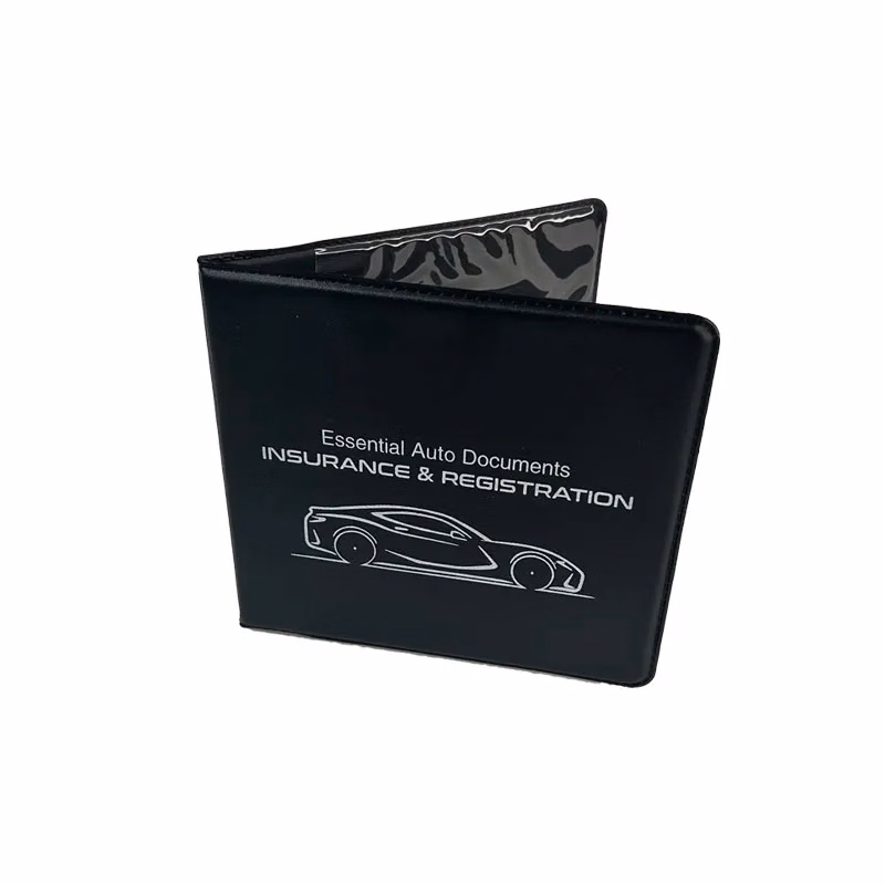 Custom Auto Registration & Insurance Vinyl PVC Card Holder