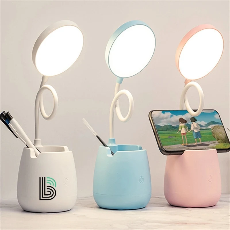 LED Desk Lamp With Pencil Holder 1