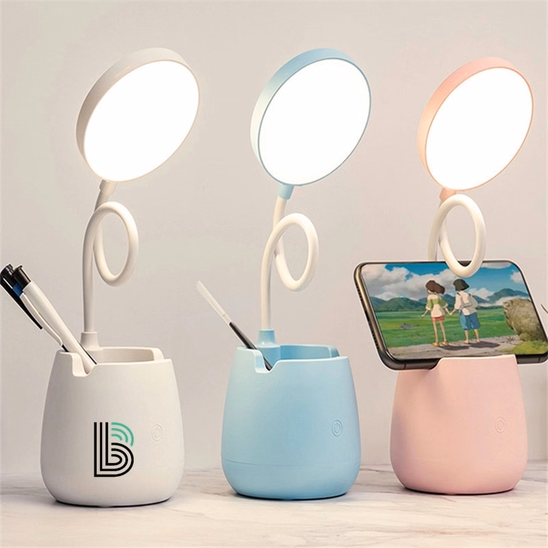 LED Desk Lamp With Pencil Holder
