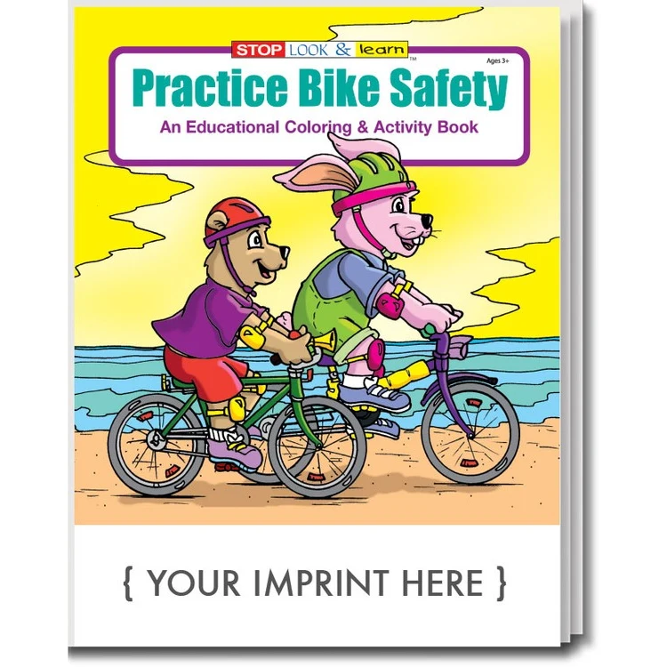 COLORING BOOK - Practice Bike Safety Coloring & Activity Book 1