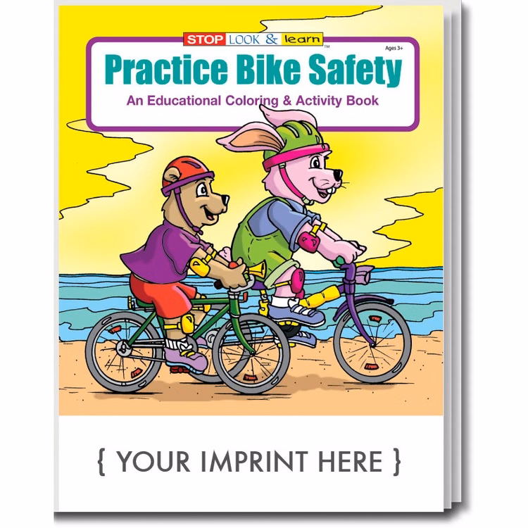 COLORING BOOK - Practice Bike Safety Coloring & Activity Book