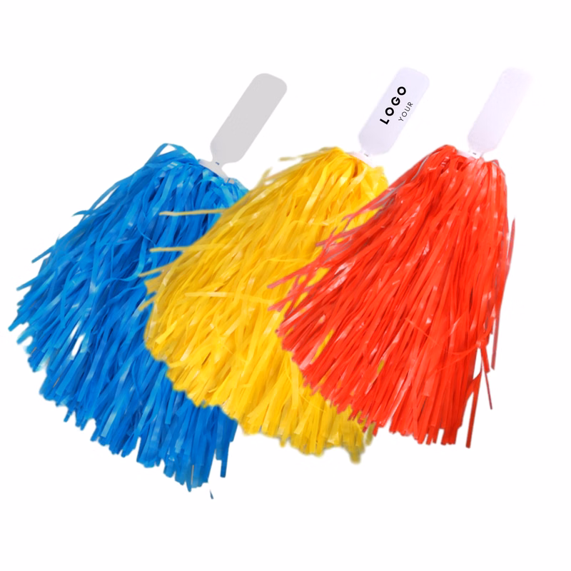 Cheerleading Plastic Cheerleader Poms with Handle Cheering
