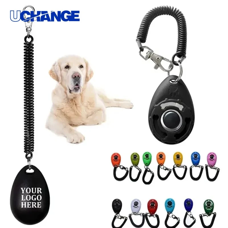 Pet Training Clicker with Wrist Strap Hands-Free Trainer 1