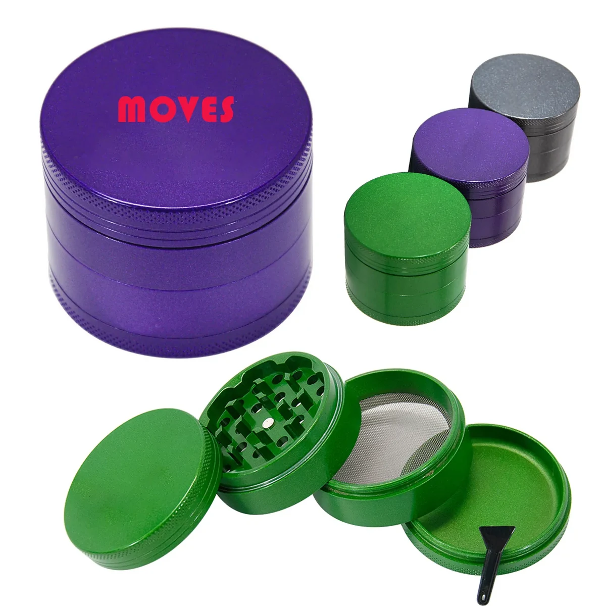 4 Piece Metal Grinders 1
