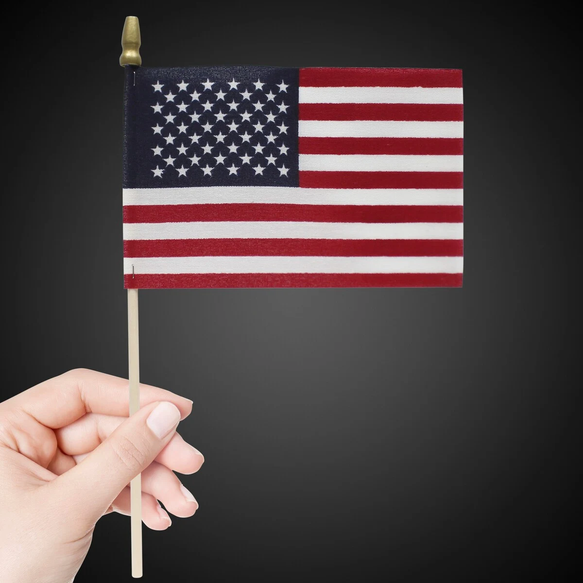 American Flags with Wooden Handle 1