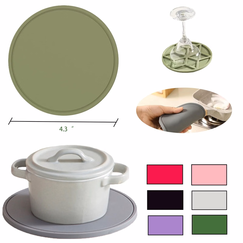 Silicone Temperature Resistant Round Heat Insulation Pad