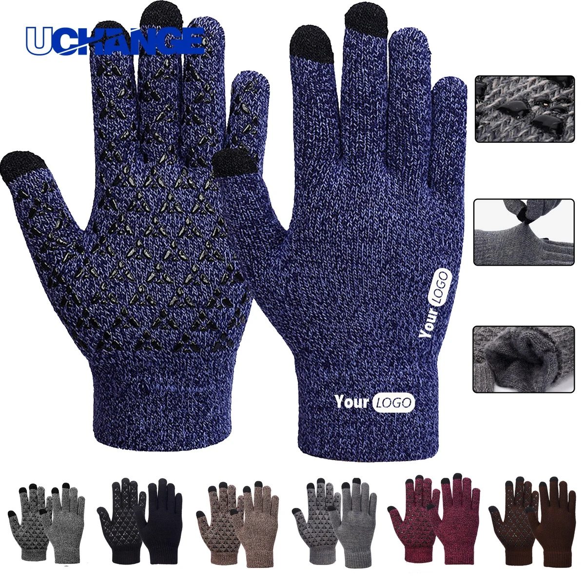 Non-Slip Touchscreen Gloves Apparel 1
