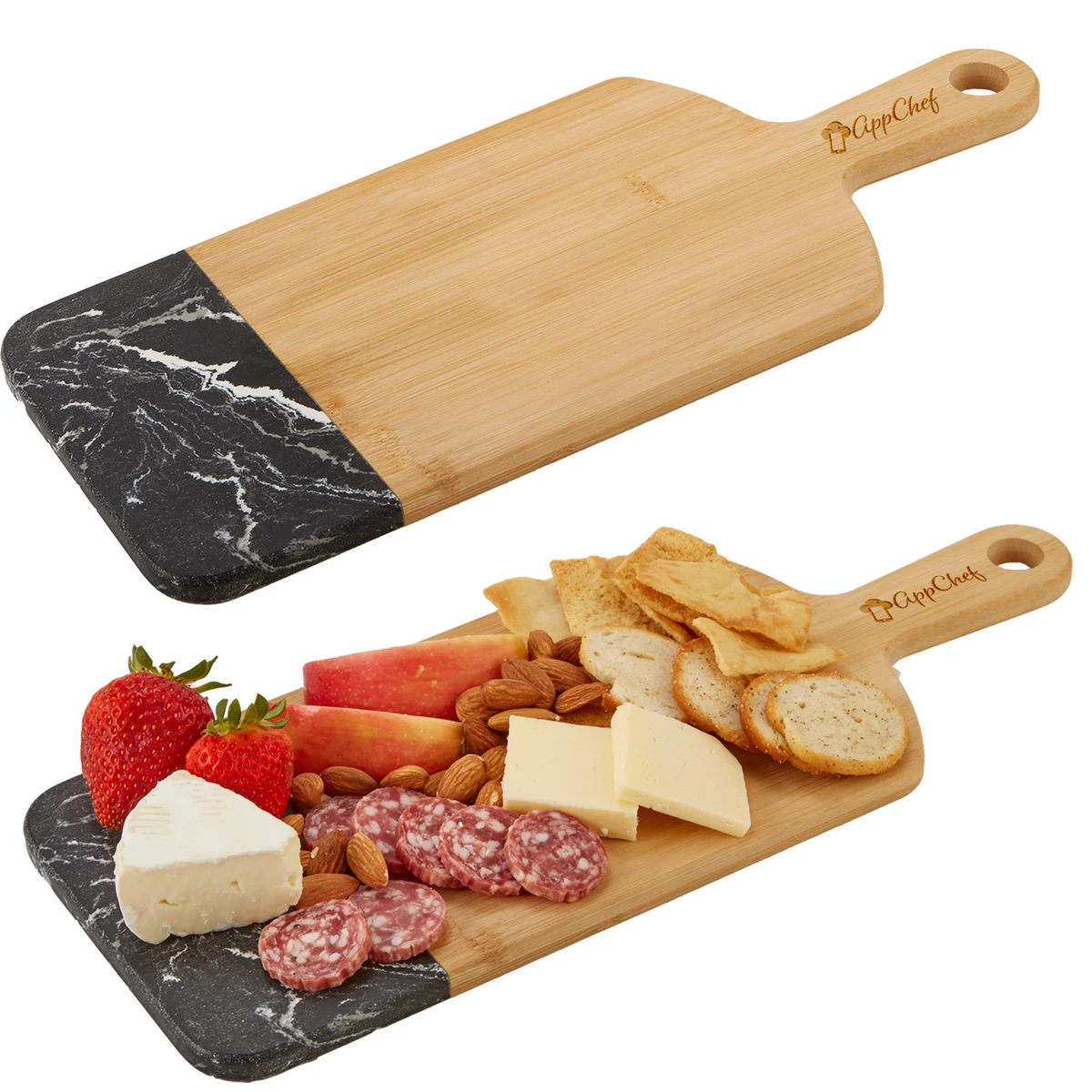 Bamboo and Marble Cutting Board 1