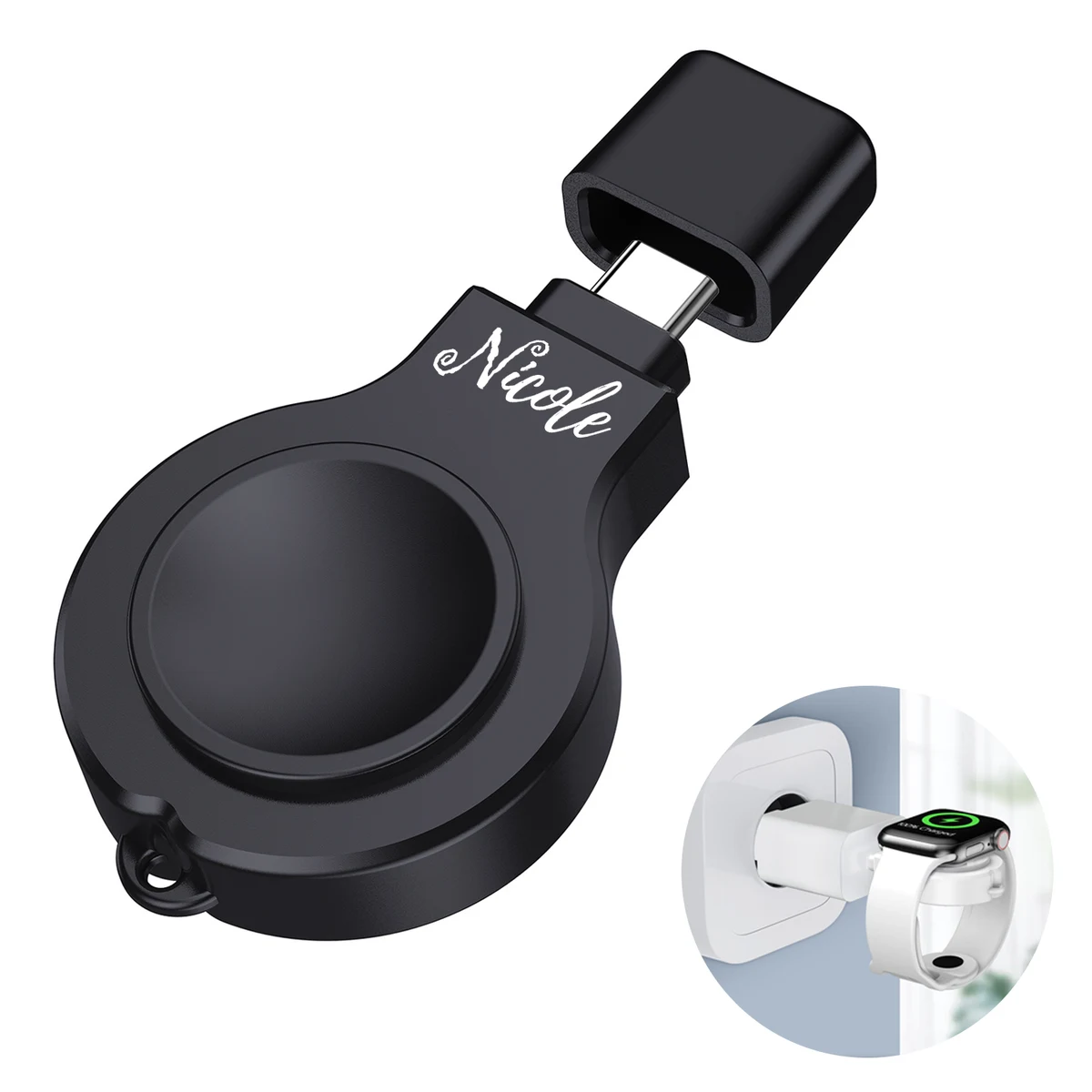 Portable Magnetic Wireless Watch Charger 1