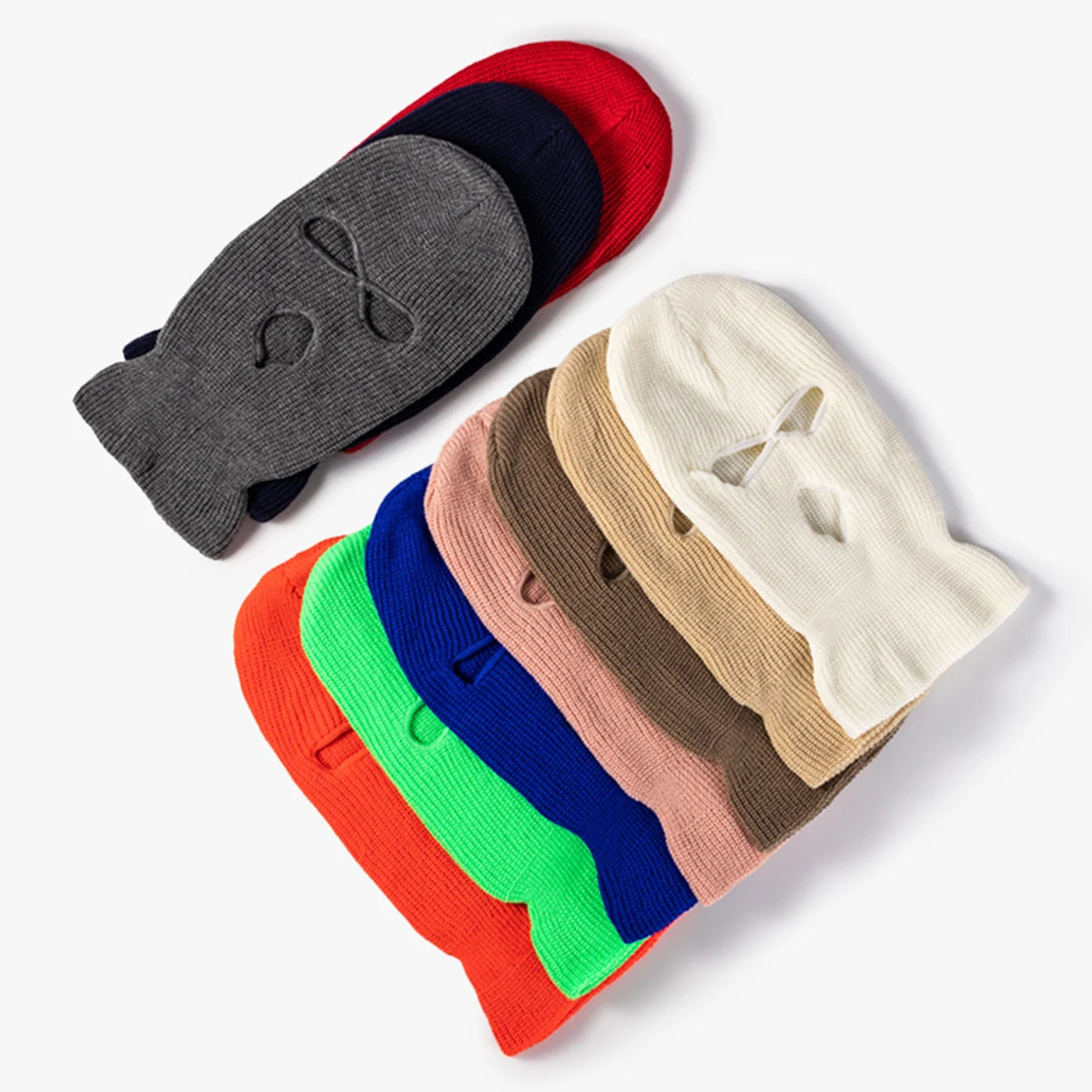 Soft Knitted Face Mask Hat Protection 1
