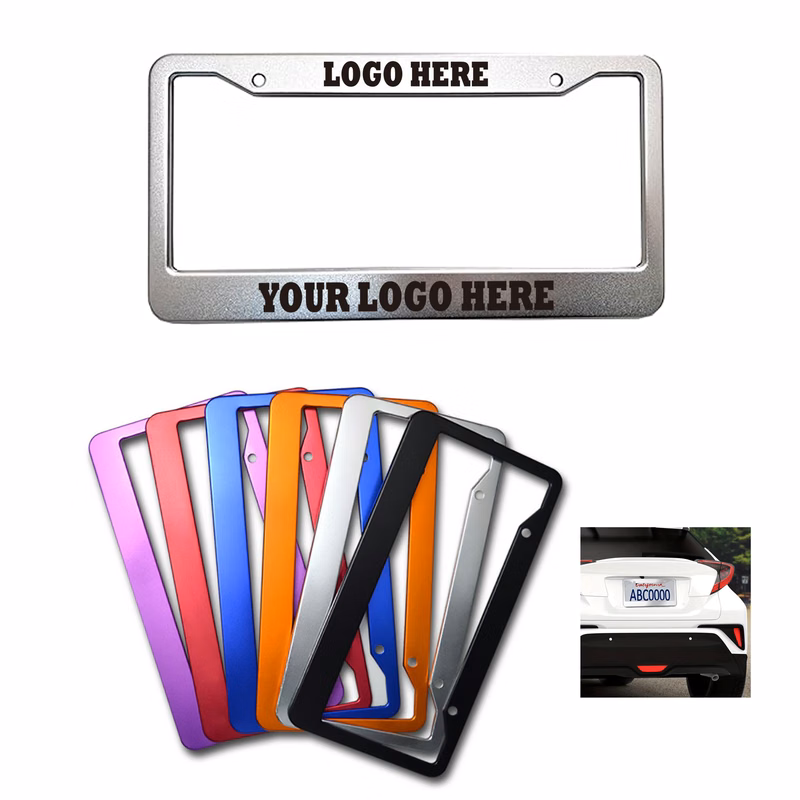 Aluminum Cars License Plate Frames With Screws  Accessories