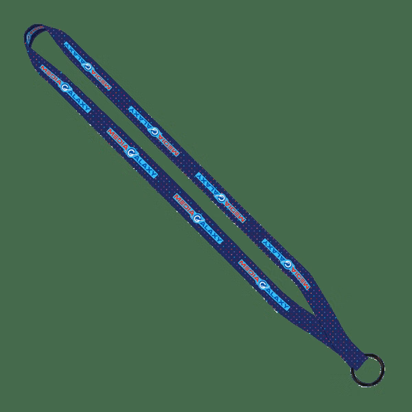 1/2" Polyester Dye Sublimated Lanyard