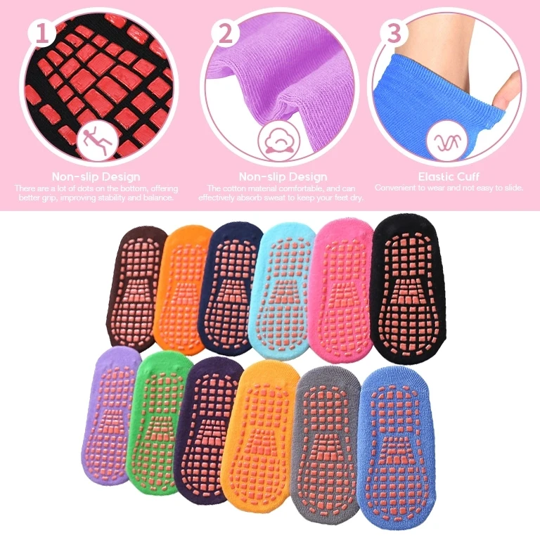 Sticky Cushioned Sole Socks 1