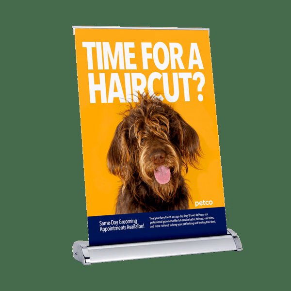 Retractable Tabletop Banner
