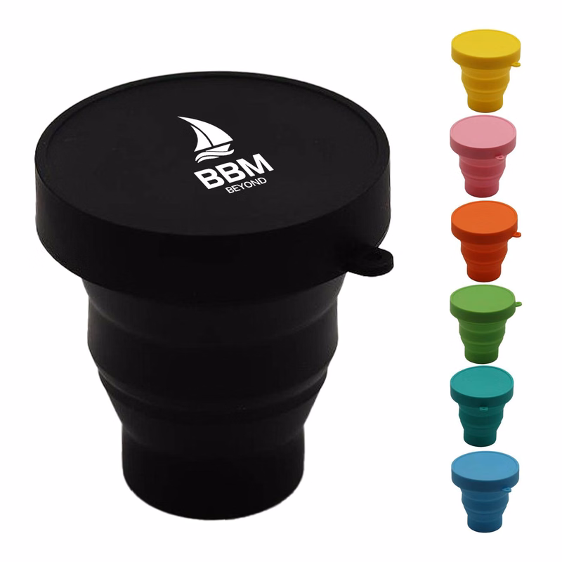 Silicone Mouthwash Folding Cup