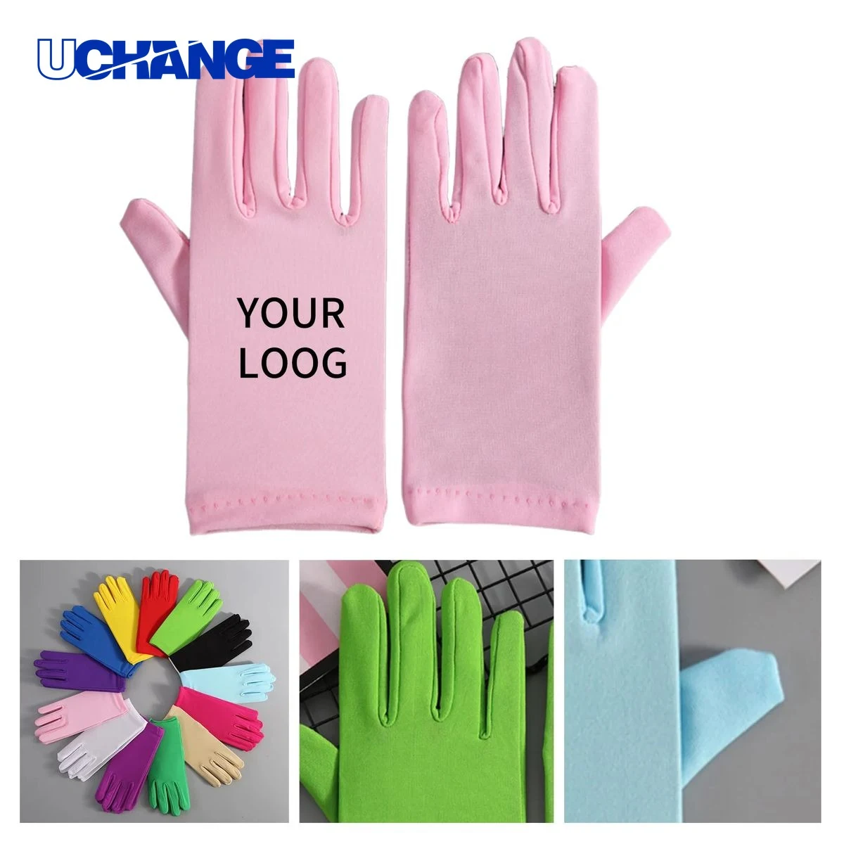 Polyester Etiquette Gloves Pair for Events 1