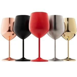 16 oz Stainless Steel Wine Glasses 1