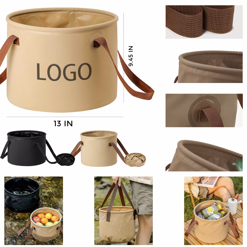 MOQ 100 PCS Folding Bucket