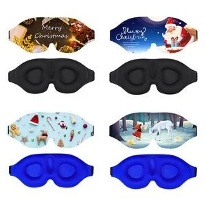 3D Christmas Print Sleep Mask 1