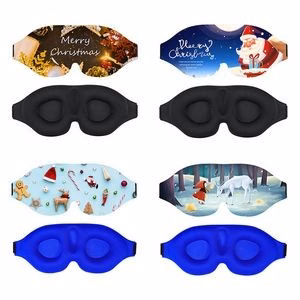 3D Christmas Print Sleep Mask