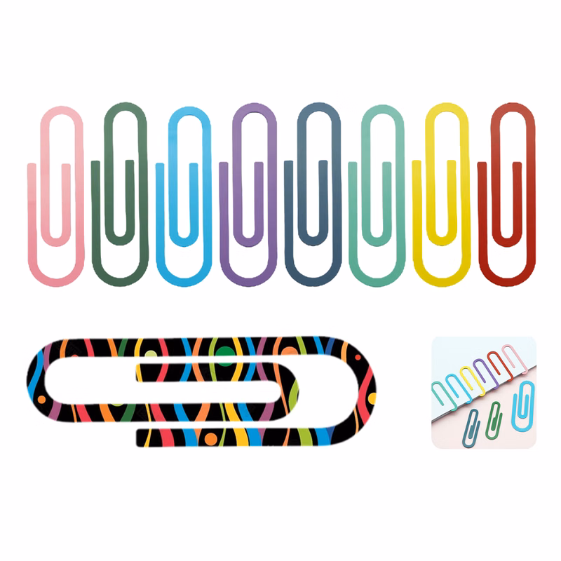 Patterned Metal Clip Bookmarks