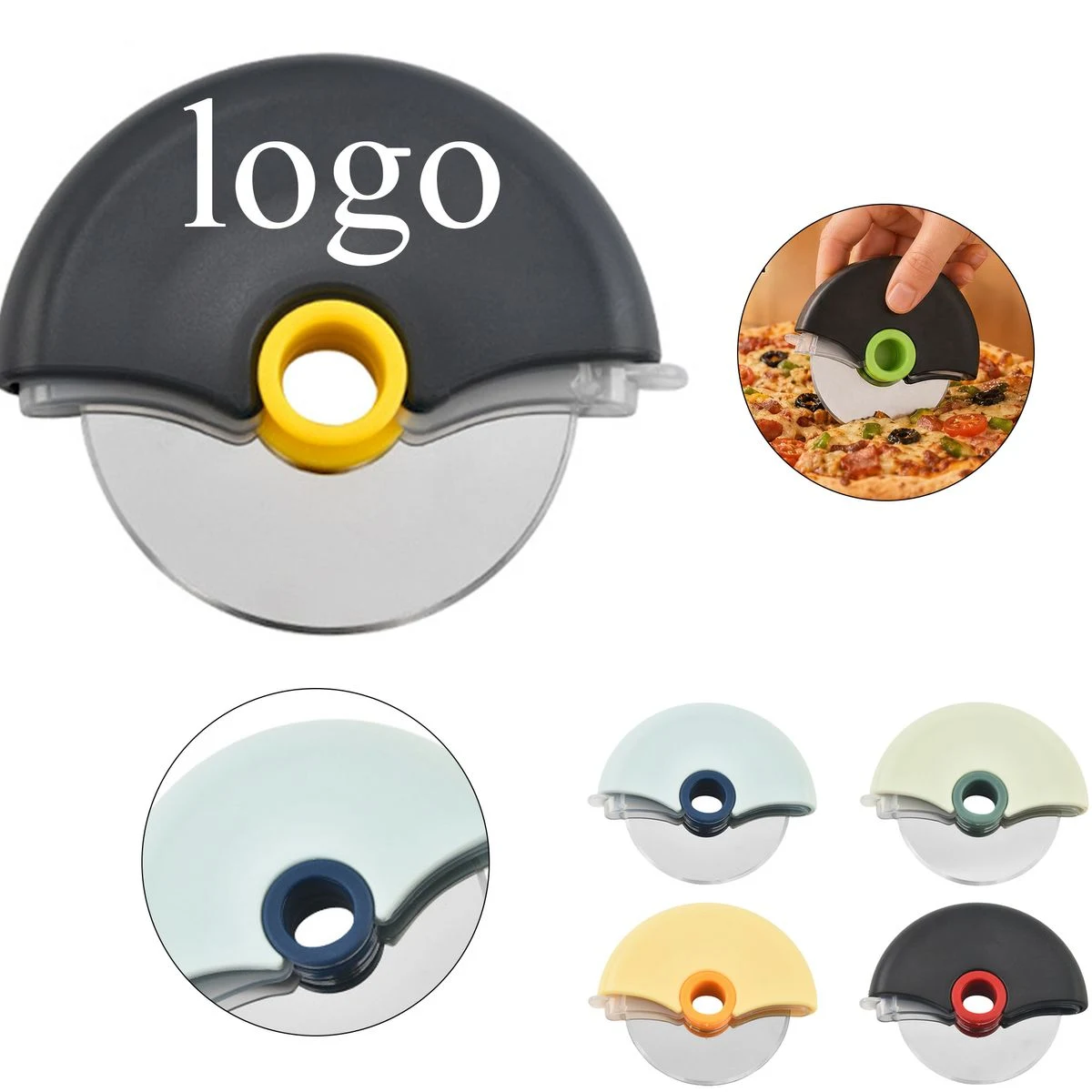Stylish Customizable Pizza Wheel As Kitchen Gift 1