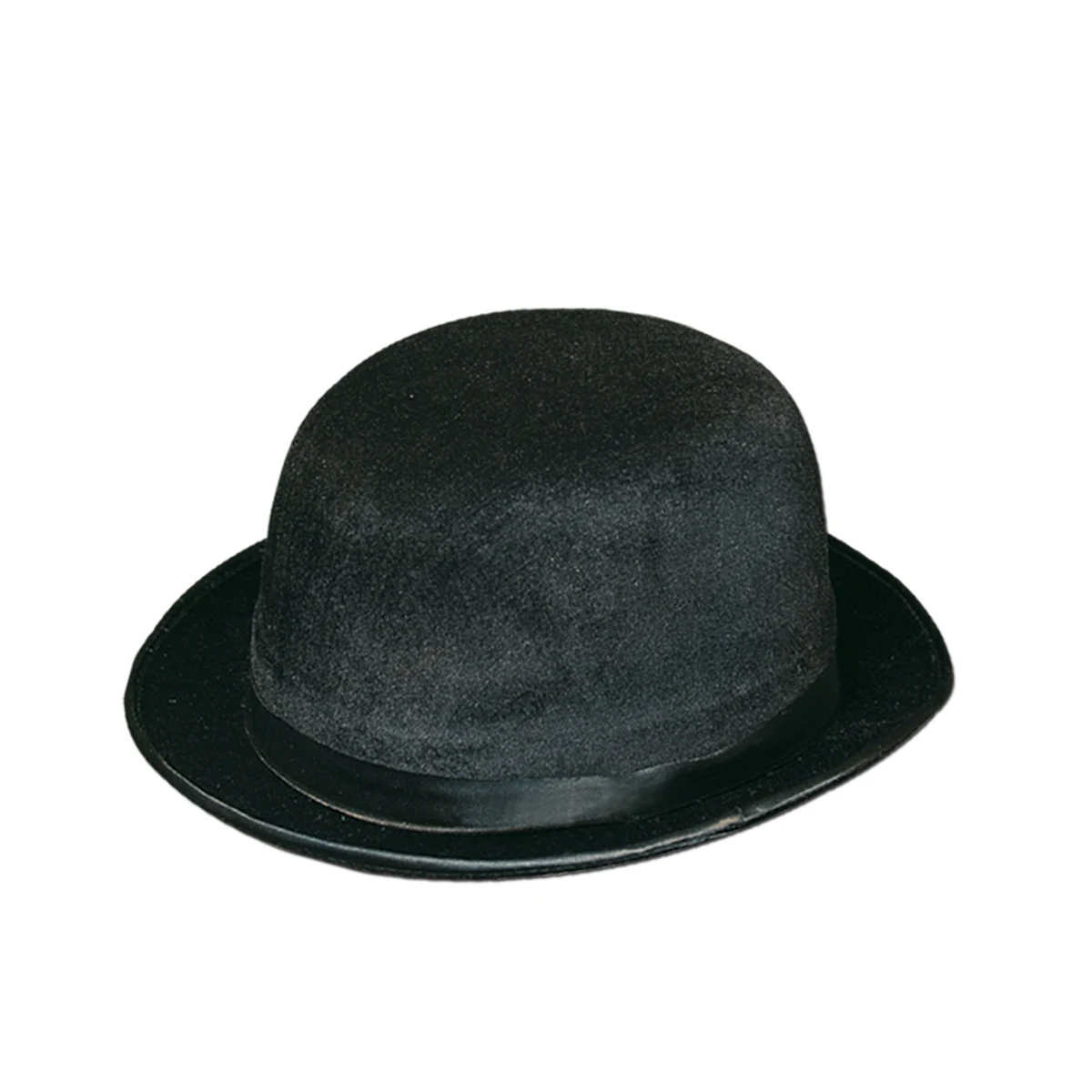 Black Vel Felt Derby Hat 1