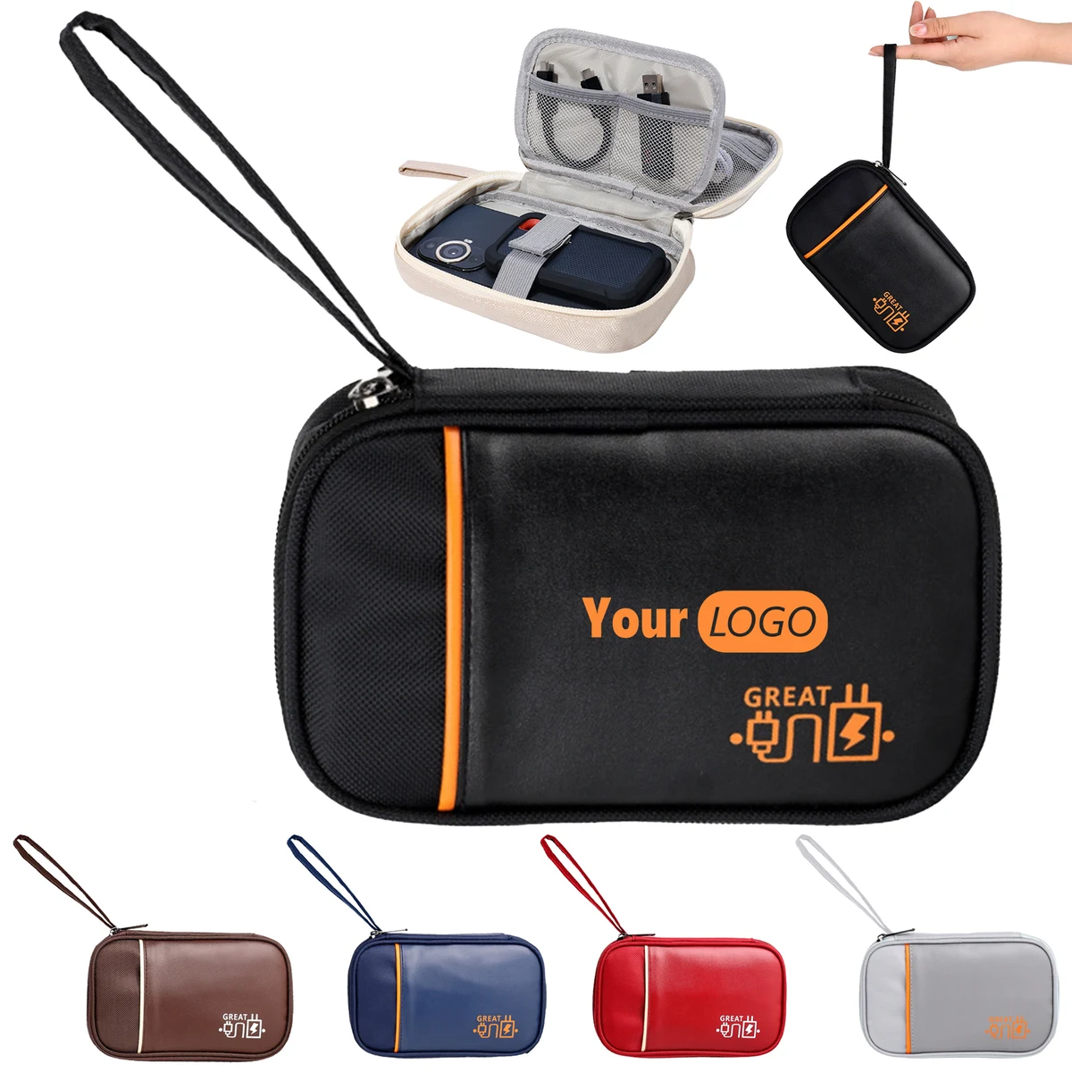 Polyester Mobile Power Bank Storage Bag 1