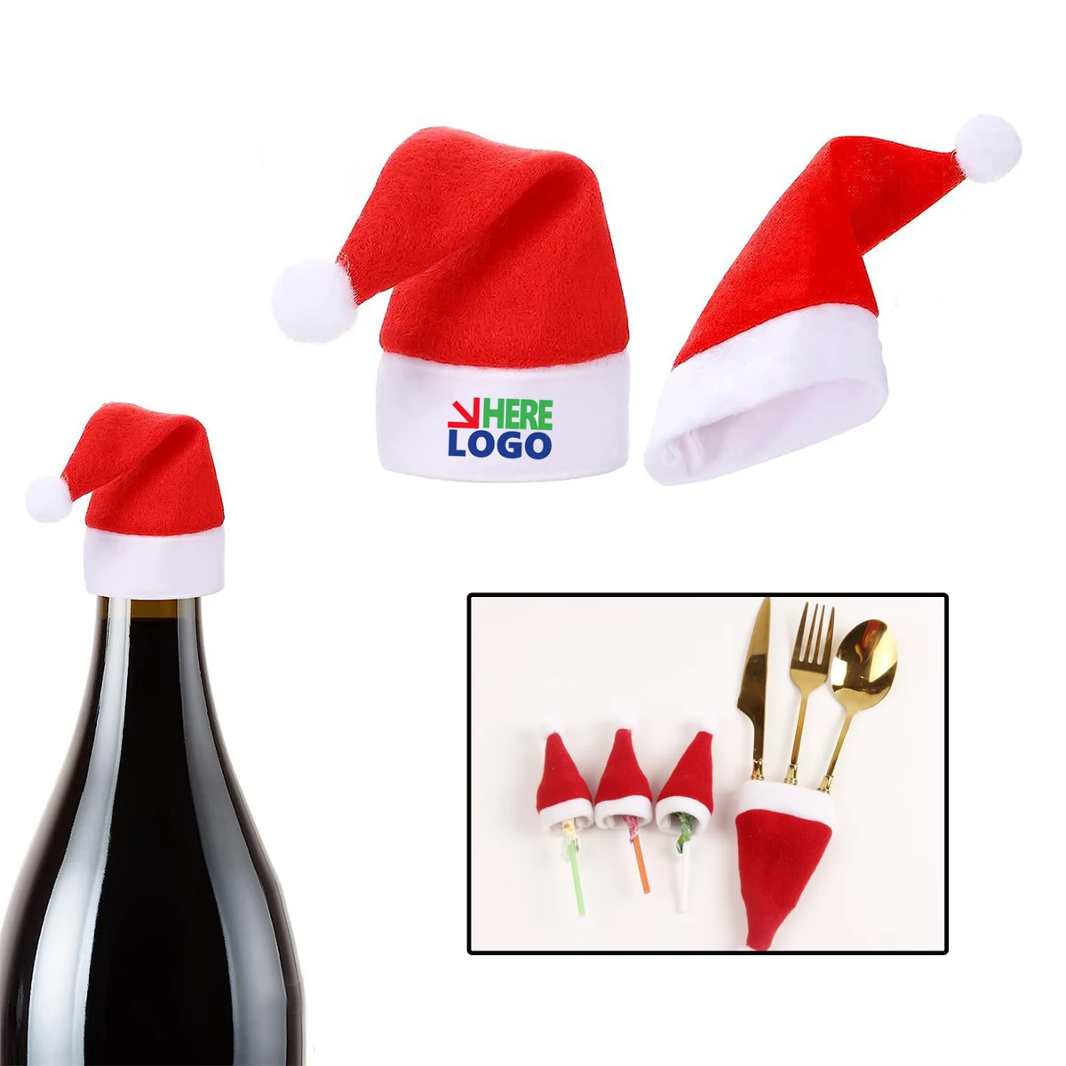 MOQ:100pcs Christmas Knife Sleeve 1