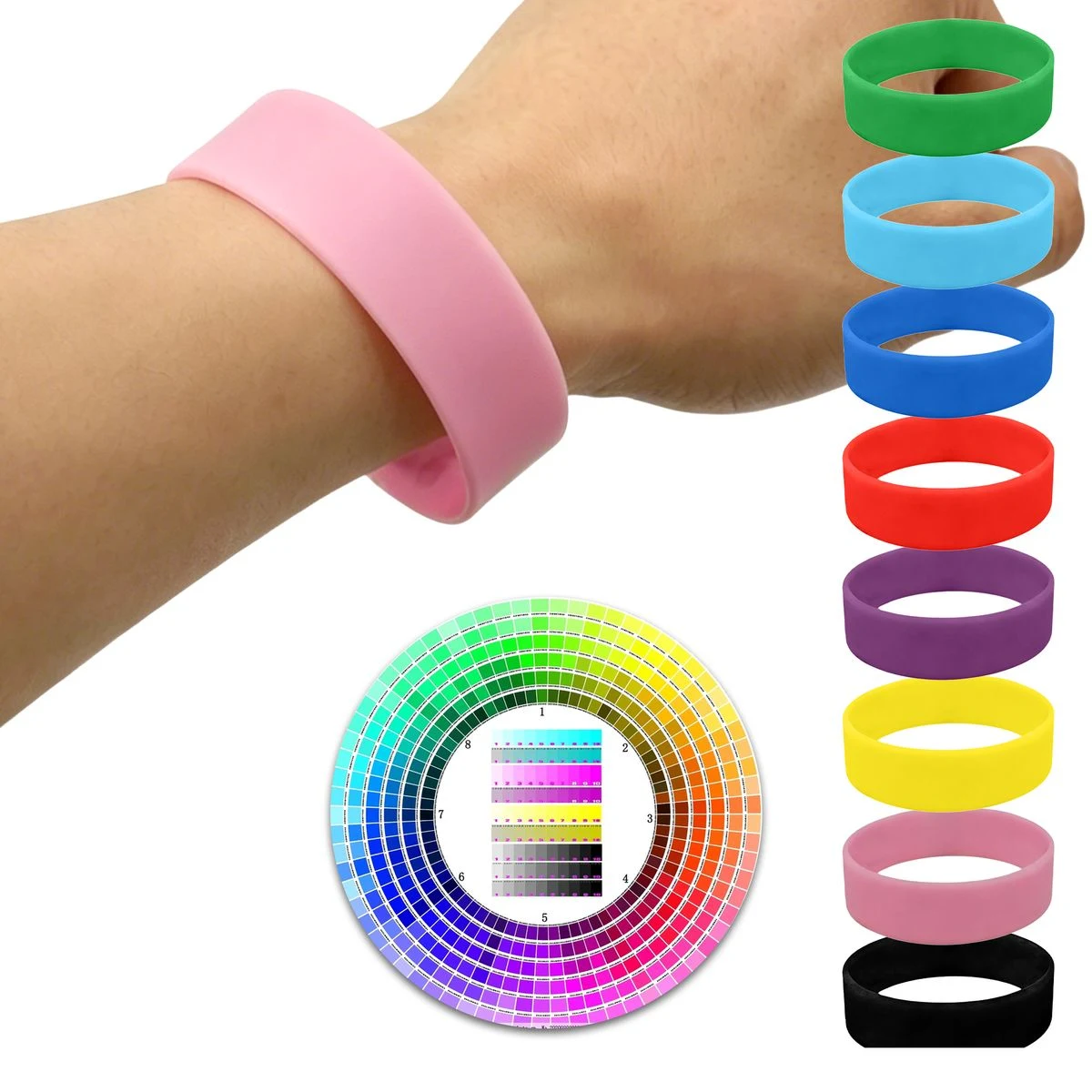 Custom Silicone Promotional Event Bracelets 1