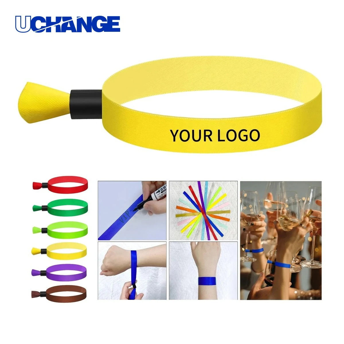 Polyester Festival Entry Wristband Admission Band 1