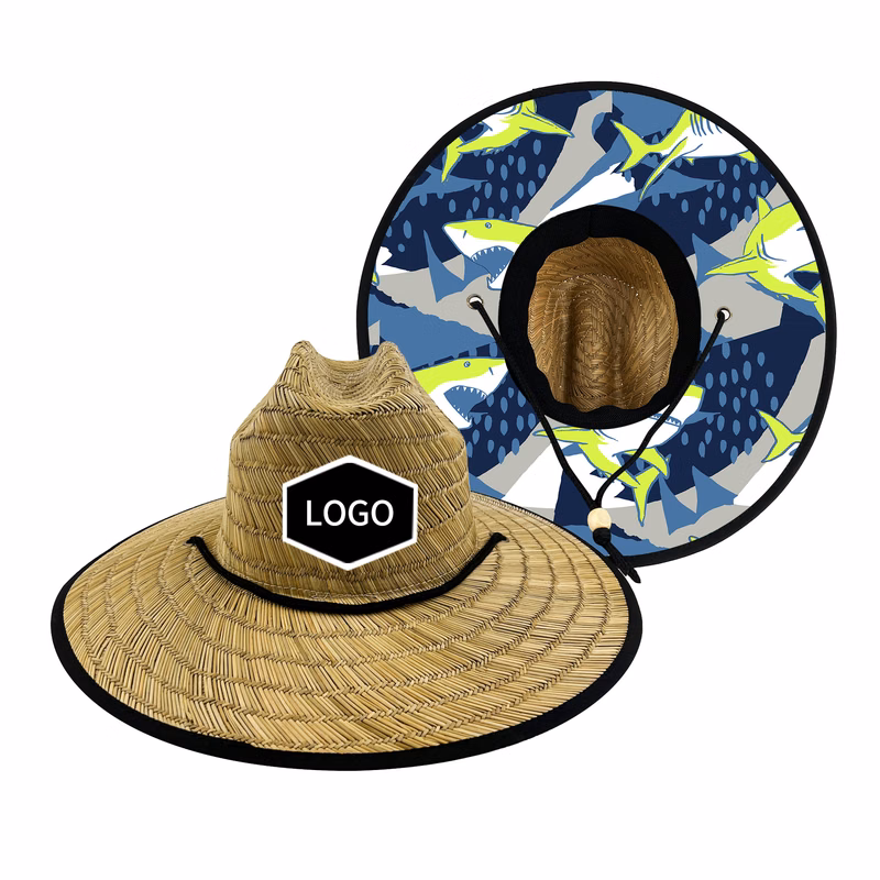 Panamanian Rafi wide-brimmed straw hat