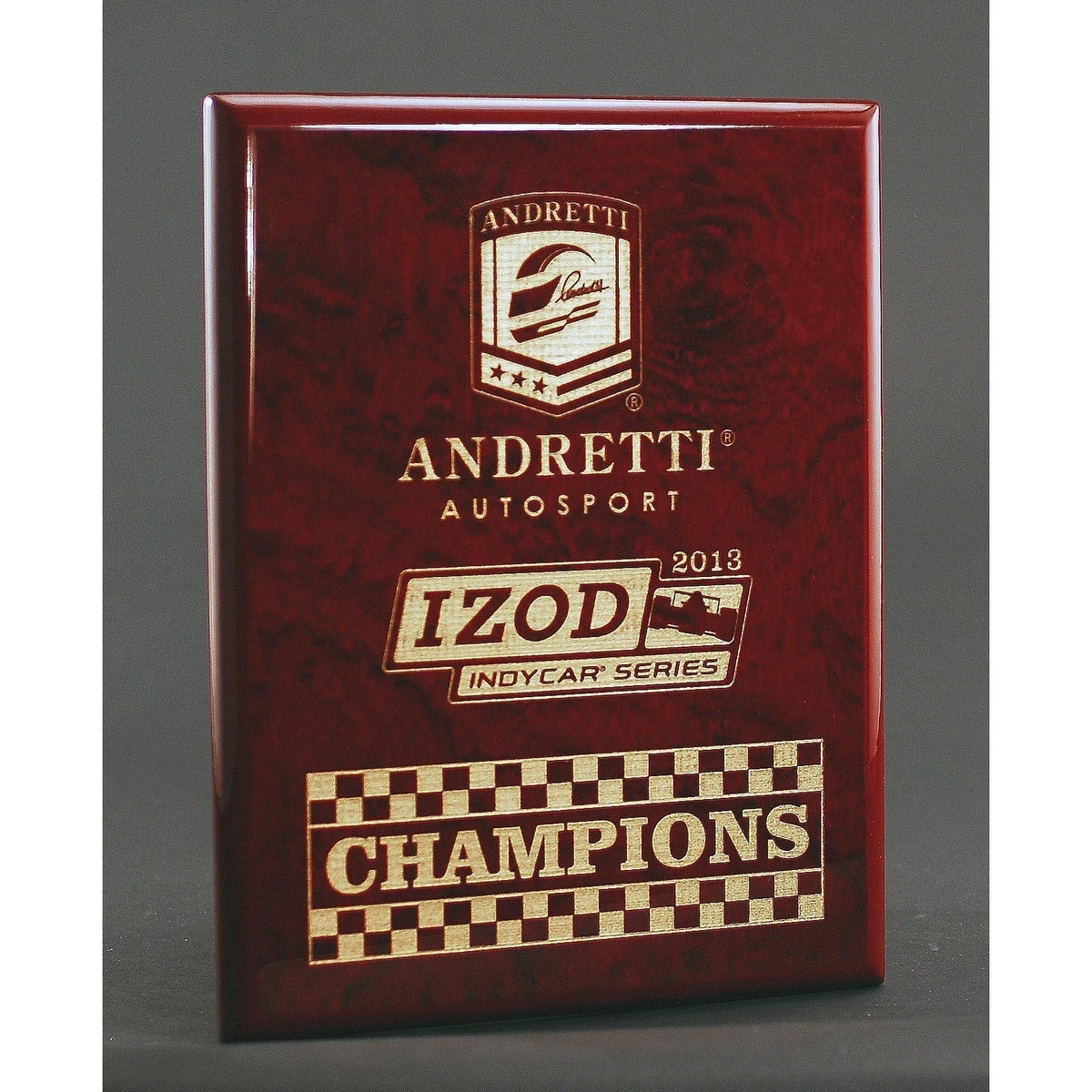 Rosewood Piano Finish Plaque - Gold Filled 1